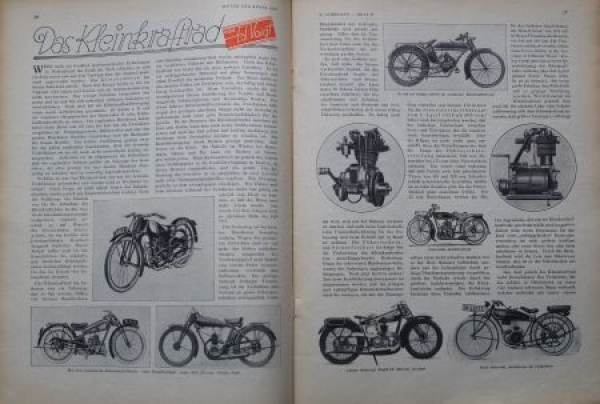 "Motor & Sport" Motor-Zeitschrift Pössneck 1928 (8787)